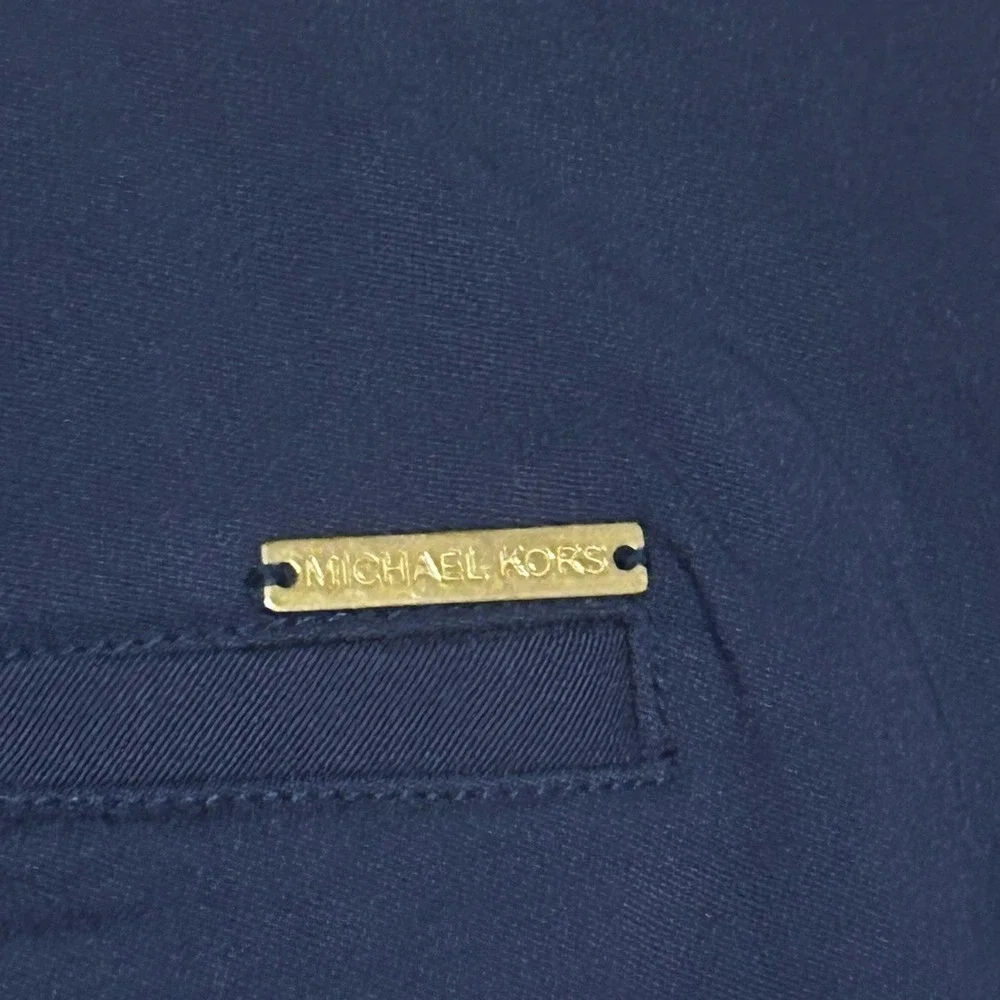 Michael Kors Women's 20W Fashion Basics Dress Pants Blue NWT - Picture 8 of 9